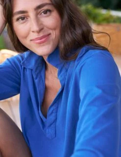 PATRICK Royal Blue, Heritage Jersey -Elegant Wear Hub 105 WATERFORD NAVY LAB510HJ RYBU Model RayRoberts2023 24RE 0601 sRGB