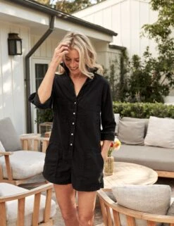 IRELAND Black, Italian Performance Linen -Elegant Wear Hub 12 IRELAND BKL KRISTINE 2802 v1 sRGB