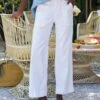 WEXFORD PATCH POCKET White, Italian Performance Linen