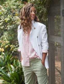 BELFAST White, Italian Performance Linen