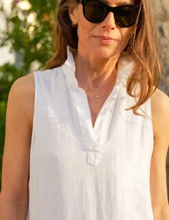 DAPHNE White, Washed Linen -Elegant Wear Hub 26 DAPHNE WTLN Simone Norblom 24SU 3011 sRGB