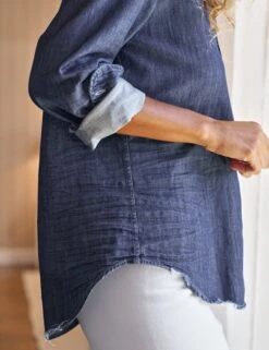 EILEEN Vintage Dark Indigo Wash, Famous Denim -Elegant Wear Hub 36 EILEEN VDWD LAB634TF WHT PALOMA 25FA SEPTEMBER 3166 sRGB