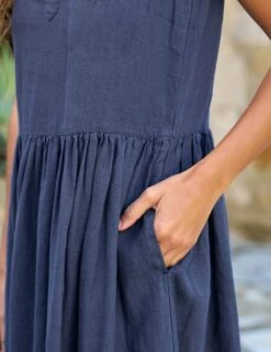 DAPHNE Navy, Washed Linen 7 DAPHNE Navy, Washed Linen -Elegant Wear Hub 42 DAPHNE NYLN Paloma Jonas 24SP 2770 sRGB b8a080cc 1691 4f9e 8915 d90b70f9451a