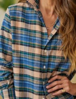 EILEEN Brown And Green With Blue Plaid, Italian Flannel -Elegant Wear Hub 42 EILEEN BGWT WESTPORT 1981 SWEATER21 SNDK simone su25 AUGUST 2054 sRGB 1