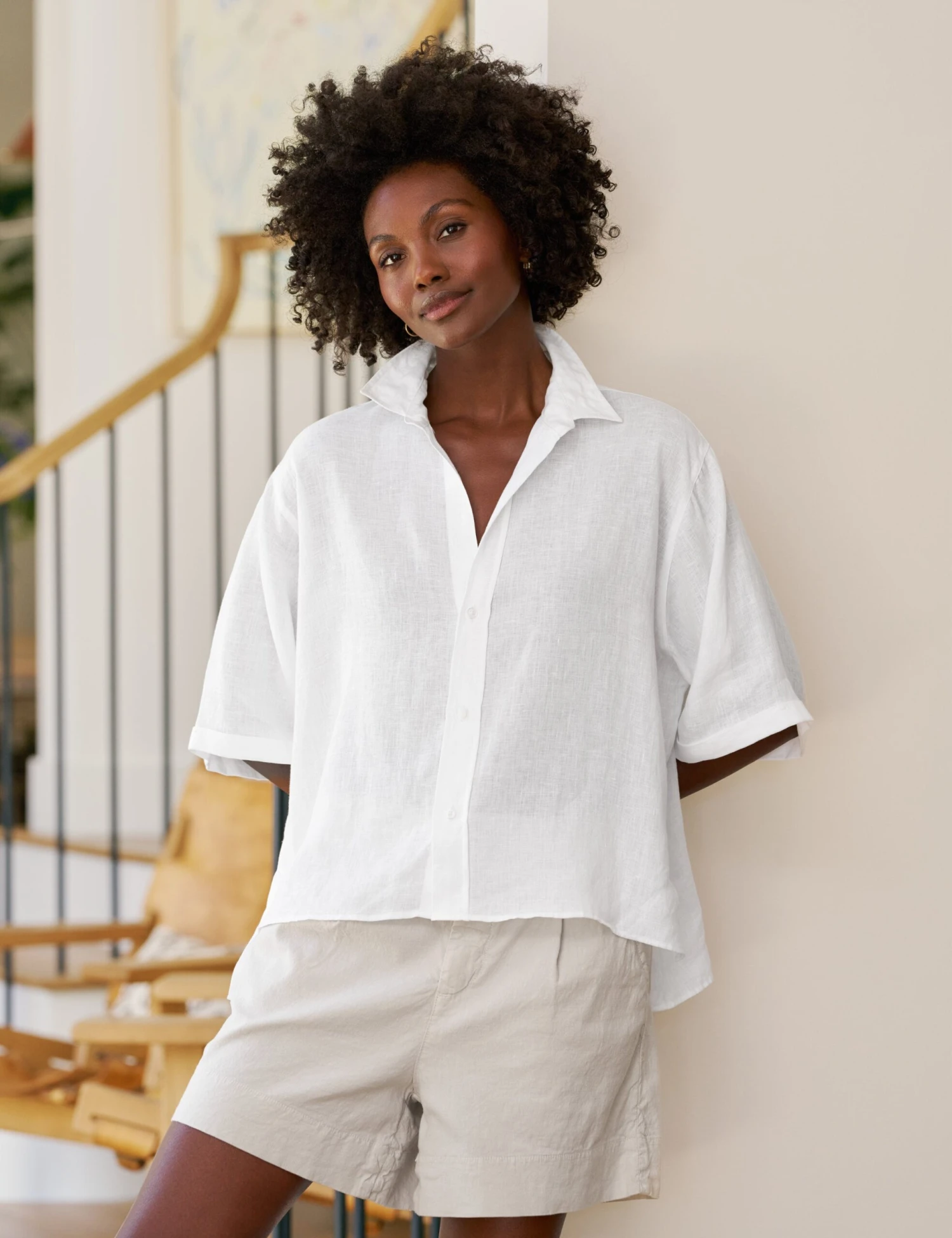 ROSIE White, Italian Classic Linen 5 ROSIE White, Italian Classic Linen - Image 5