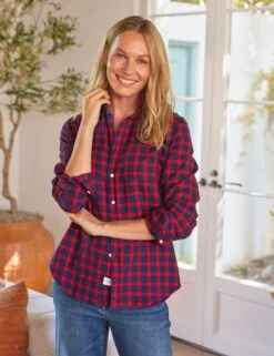 EILEEN Red And Blue Plaid, Italian Flannel 9 EILEEN Red And Blue Plaid, Italian Flannel -Elegant Wear Hub 55 EILEEN RDBP GALWAY 1999 LARISSA 25FA SEPTEMBER 4322 sRGB