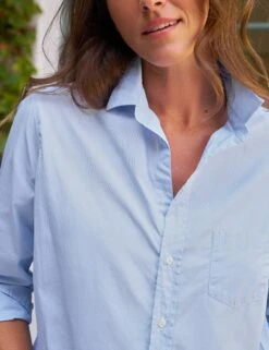 EILEEN French Blue, Superluxe Regenerative Cotton -Elegant Wear Hub 59 EILEEN RGN2 GALWAY WWD RAY 25SU AUGUST 7140 sRGB