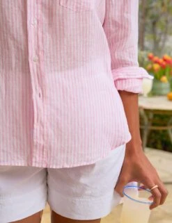 EILEEN Pink Stripe, Classic Linen -Elegant Wear Hub 84 WATERFORD WTL EILEEN PKSL Paloma Jonas 24SP 6943 sRGB