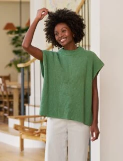 MONTECITO VEST Eucalyptus, Pure Italian Cotton