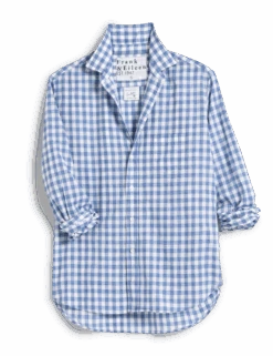 EILEEN Blue Check, Casual Cotton 7 EILEEN Blue Check, Casual Cotton -Elegant Wear Hub EILEEN BCCB