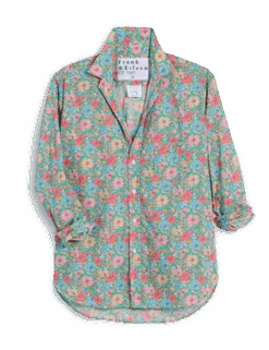 EILEEN Pink And Blue Floral, Made With Liberty Fabric -Elegant Wear Hub EILEEN PGF