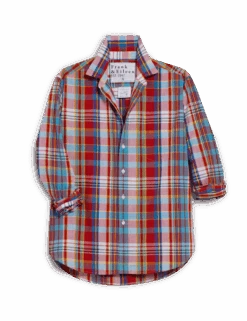 EILEEN Primary Color Plaid, Italian Classic Poplin -Elegant Wear Hub EILEEN PMCP