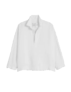 GABI White, Washed Linen -Elegant Wear Hub GABI WTLN