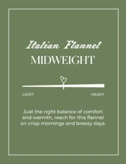 EILEEN Red And Yellow With Blue Plaid, Italian Flannel -Elegant Wear Hub ItalianFlannelWeightGauge 02