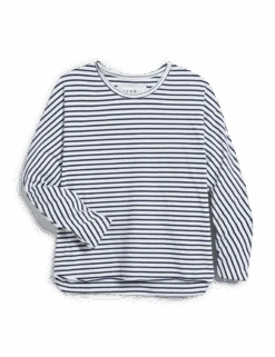 ANNA Navy French Stripe, Heritage Jersey -Elegant Wear Hub LAB516ST WBRS