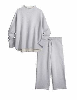 ASPEN TRAVEL SET Gray Melange -Elegant Wear Hub LABSET04 GRYM