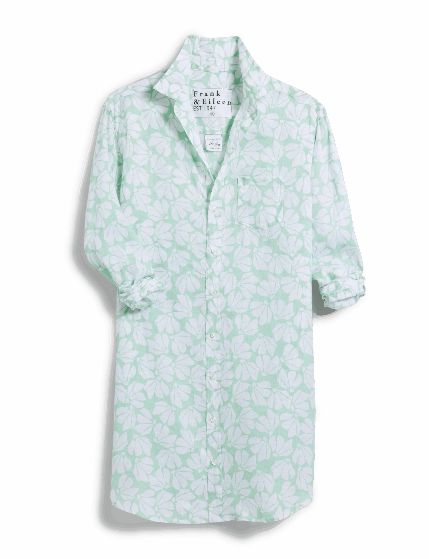 MARY Mint Floral, Classic Linen 4 MARY Mint Floral, Classic Linen - Image 4