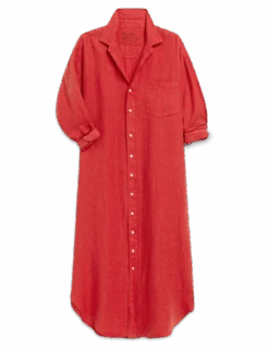 MEGAN Summer Red, Washed Linen -Elegant Wear Hub MEGAN NRLN 25SP May 01