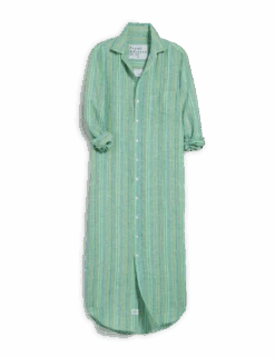 RORY Green Multi Stripe, Italian Classic Linen -Elegant Wear Hub RORY GSTL