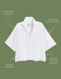 ROSIE White, Italian Classic Linen 13 ROSIE White, Italian Classic Linen -Elegant Wear Hub ROSIE pdp asset