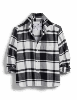 SILVIO Black And White Plaid, Flannel 5 SILVIO Black And White Plaid, Flannel -Elegant Wear Hub SILVIO LWBP