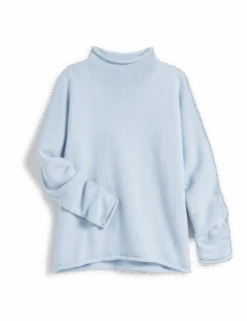 MONTEREY Ice, Pure Italian Cotton -Elegant Wear Hub SWEATER01 ICE FRONT