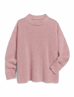 MONTECITO SWEATER Coral Reef, Pure Italian Cotton -Elegant Wear Hub SWEATER02 CRFK 25SP March 01